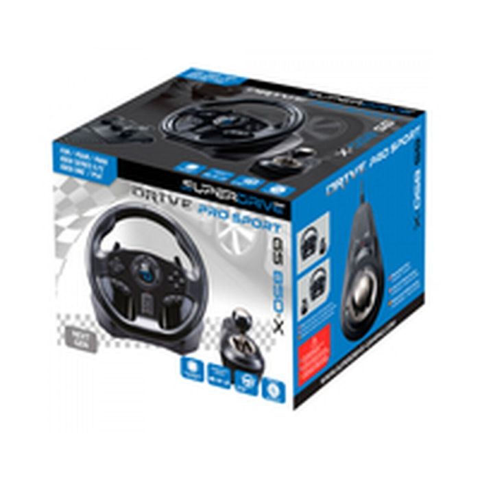 Subsonic GS850-X Volante de carreras con cambio manual y 3 pedales, levas para PS4 / Xbox 8