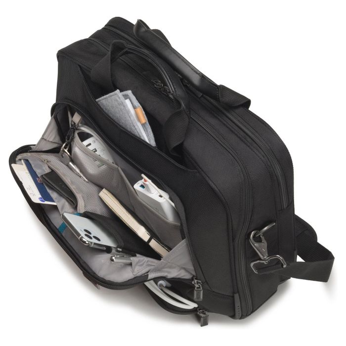 DICOTA Eco Top Traveller PRO Maletín Toploader para portátil de 14.1" Fabricado con Materiales Reciclados 5