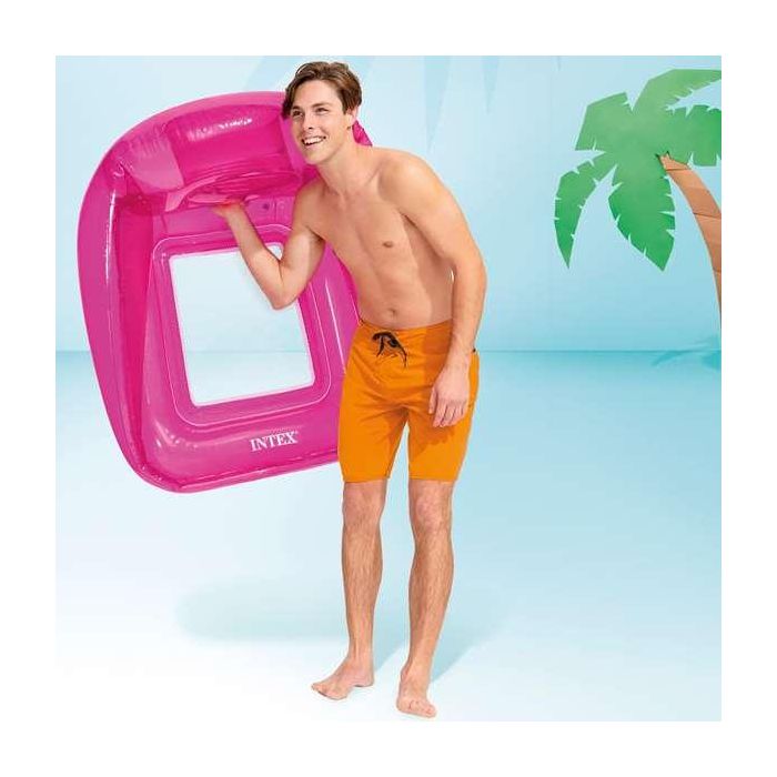 Flotador Hinchable Intex Lounge 104 x 102 cm PVC 3 Flotador Hinchable Intex Lounge 104 x 102 cm PVC 3