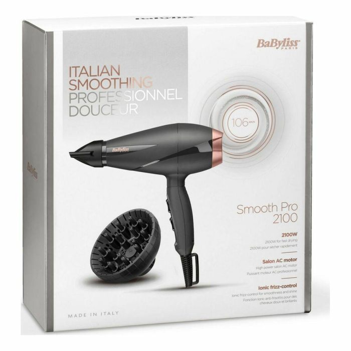 Secador de Pelo Babyliss 6709DE Negro 2100 W 7