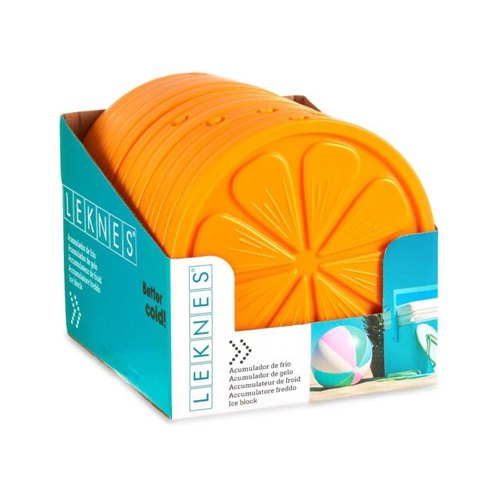 Acumulador Frio Naranja Leknes 17X1CM (24 Unidades) 2 Acumulador Frio Naranja Leknes 17X1CM (24 Unidades) 2