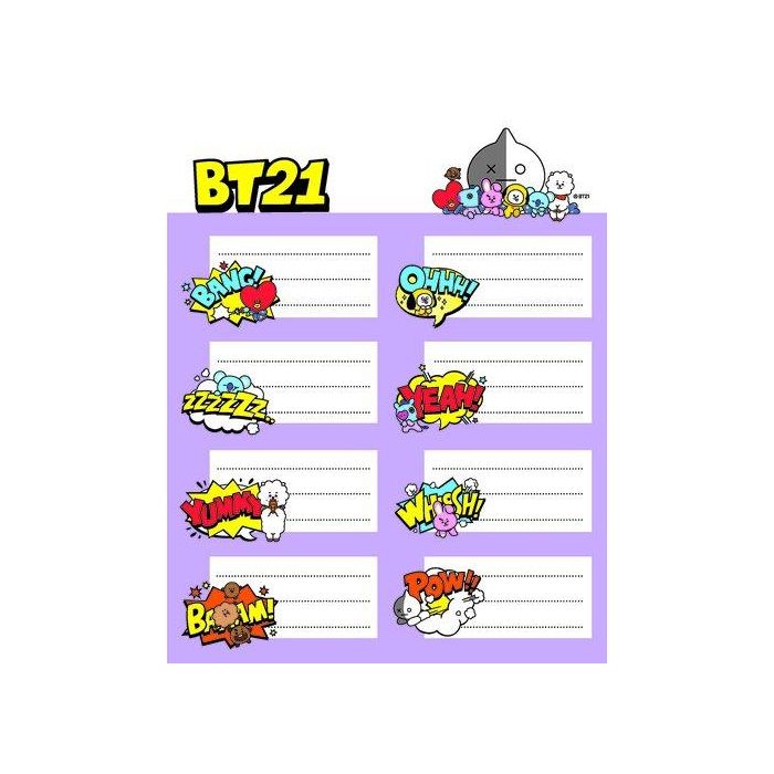 Etiqueta Escolar Erik 15,8X20 Bt21 (Set de 10)