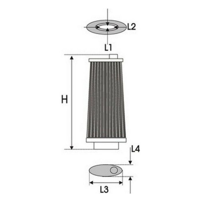 Filtro de aire Green Filters G491609 1 Filtro de aire Green Filters G491609 1