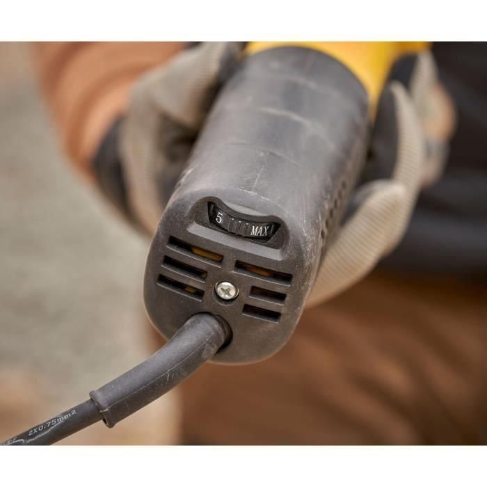Molinillo de café monomando de 125 mm - 1100 W - Ø 125 mm, 6 velocidades de 3000 a 11000 rpm - STANLEY FATMAX, FMEG225VS-QS 5 Molinillo de café monomando de 125 mm - 1100 W - Ø 125 mm, 6 velocidades de 3000 a 11000 rpm - STANLEY FATMAX, FMEG225VS-QS 5