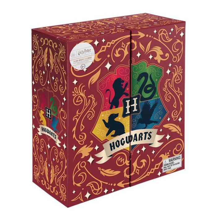Paladone Calendario Adviento Harry Potter Premium - 24 días, Packaging Libre de Plástico, Incluye 45 Golosinas y Varios Artículos