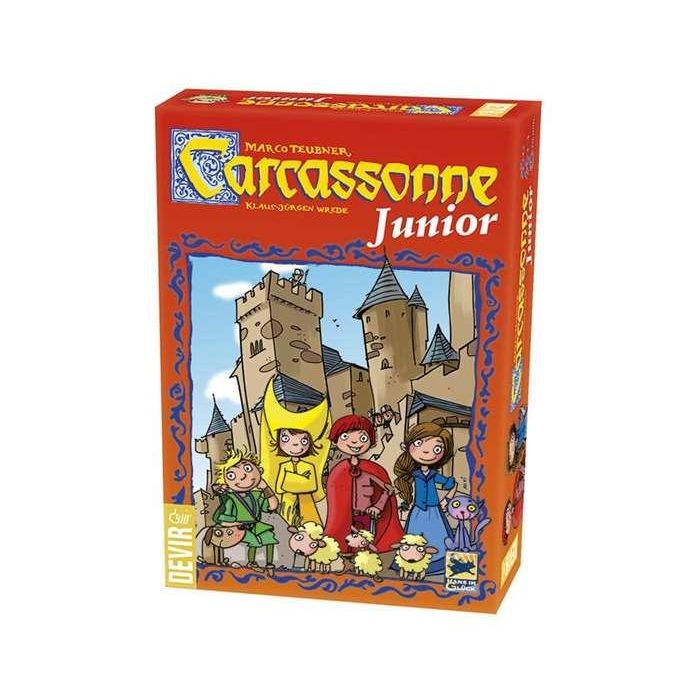 Devir Carcassonne Junior - Juego de Mesa Familiar para Niños +4 Años, para hasta 6 Jugadores, en Español, Catalán y Portugués Devir Carcassonne Junior - Juego de Mesa Familiar para Niños +4 Años, para hasta 6 Jugadores, en Español, Catalán y Portugués