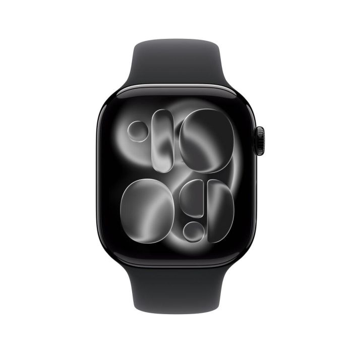 Apple Watch S11 Cellular Aluminium 46mm Diamantschwarz con Sportarmband schwarz 12