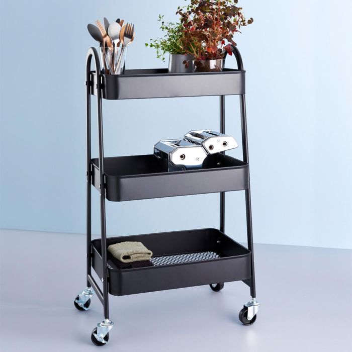 Mesa Camarera Con 3 Estantes Day 6 Mesa Camarera Con 3 Estantes Day 6