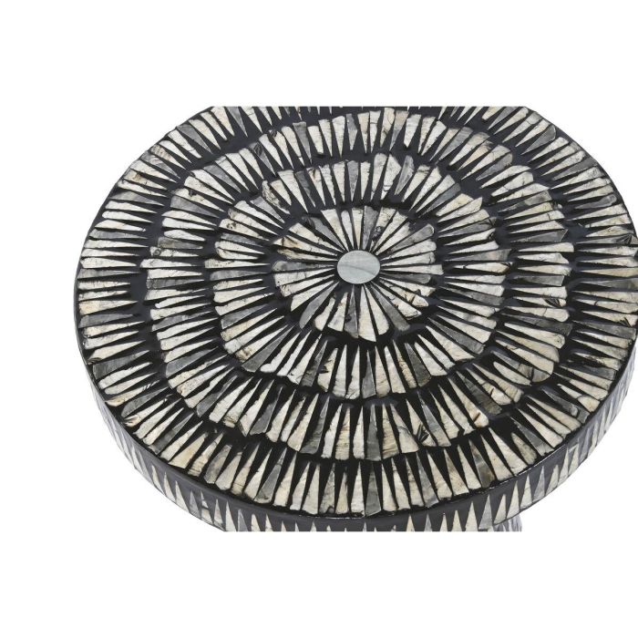 Mesita Auxiliar Colonial DKD Home Decor Negro Dorado 40 x 48 x 40 cm 3 Mesita Auxiliar Colonial DKD Home Decor Negro Dorado 40 x 48 x 40 cm 3