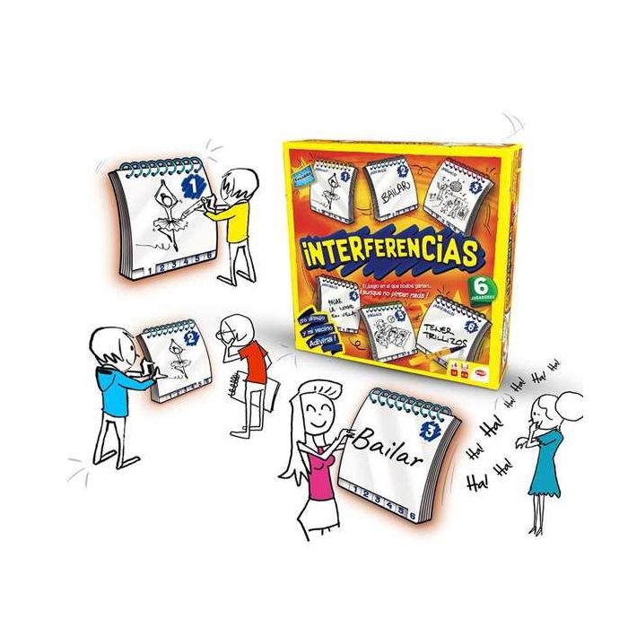 Bizak Juego Interferencias: Teléfono Loco Familiar para Toda la Familia, Juego de Mesa Clásico, Edad 3+ años 6