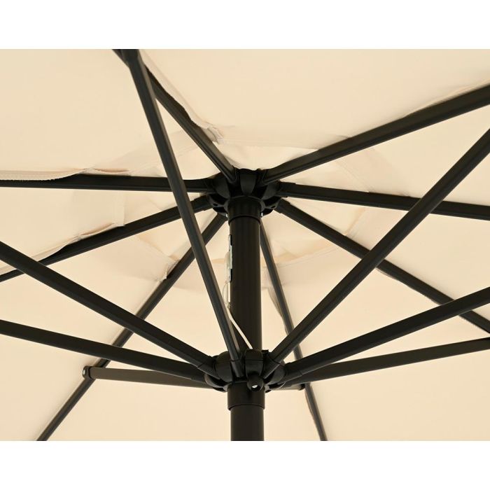 Sombrilla blanca de poliéster, para jardín, terrazas, etc 2