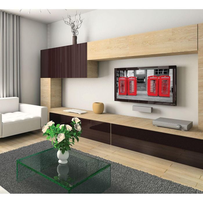 B-Tech Soporte de Pared para Pantalla Plana Universal BTV520, 65", hasta 70 kg, VESA 825x500, Negro