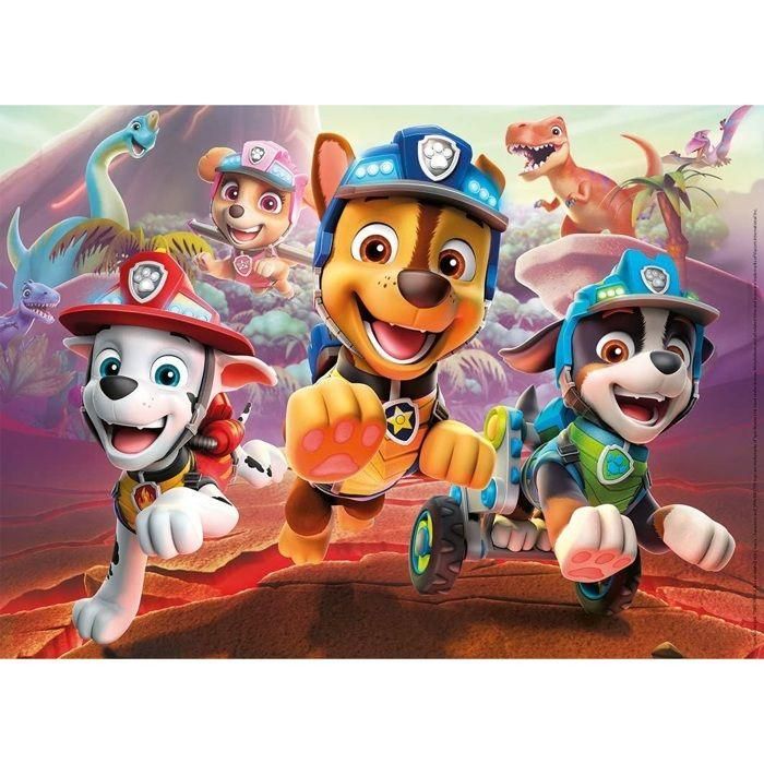 Puzzle 60 p - Paw Patrol al rescate de los dinosaurios 2