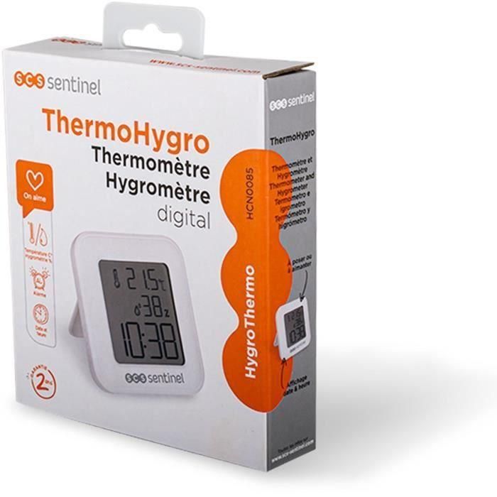 Termómetro-higrómetro - SCS SENTINEL - ThermoHygro - Interior - Muestra hora, alarma, humedad y temperatura 3 Termómetro-higrómetro - SCS SENTINEL - ThermoHygro - Interior - Muestra hora, alarma, humedad y temperatura 3