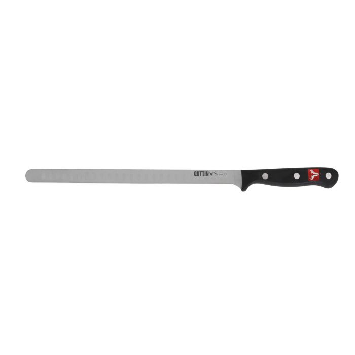 Cuchillo jamonero Sybarite 28 cm con alveolo redondo - Quttin (16 Unidades) 2 Cuchillo jamonero Sybarite 28 cm con alveolo redondo - Quttin (16 Unidades) 2