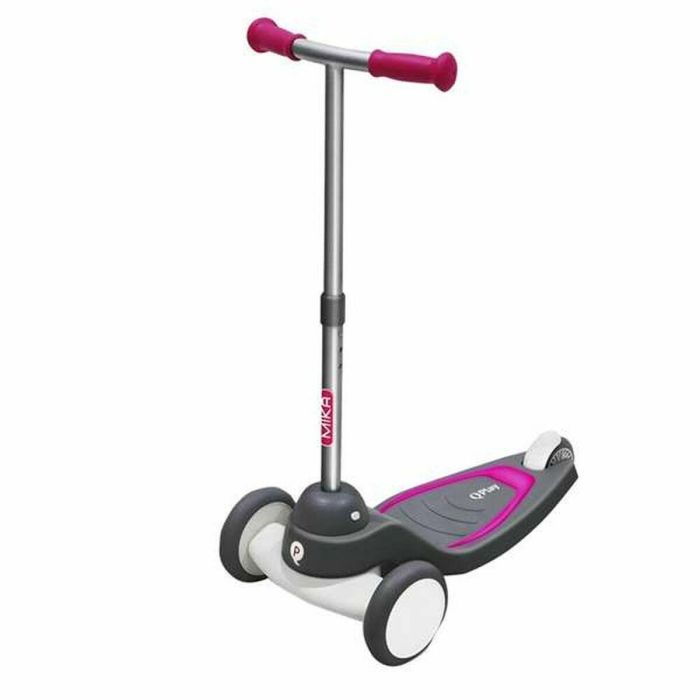 Ociotrends Patinete New Scooter Mika Qplay Play Rosa con Luces LED 73x55x29.50 cm