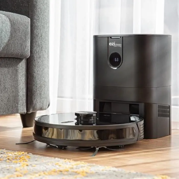 Eziclean Robot Aspirador y Mopa I-Bot Z7 Smart Conectado con Base de Succión - 240 min - 3Kpa - 300m² - 3L 1