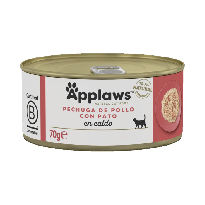 Applaws Cat Lata Pollo Y Pato 24x70 gr