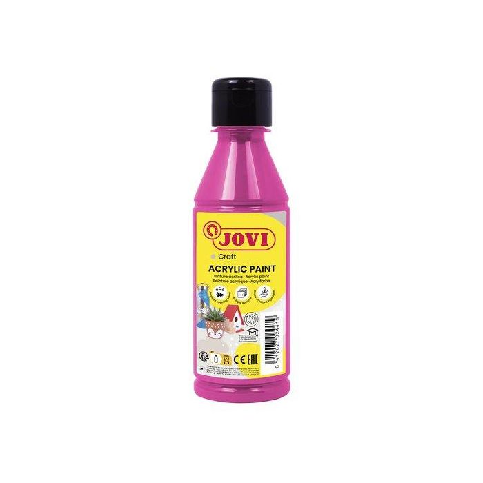 Jovi Pintura Plástica Jovidecor Acryl Botella 250 mL Magenta