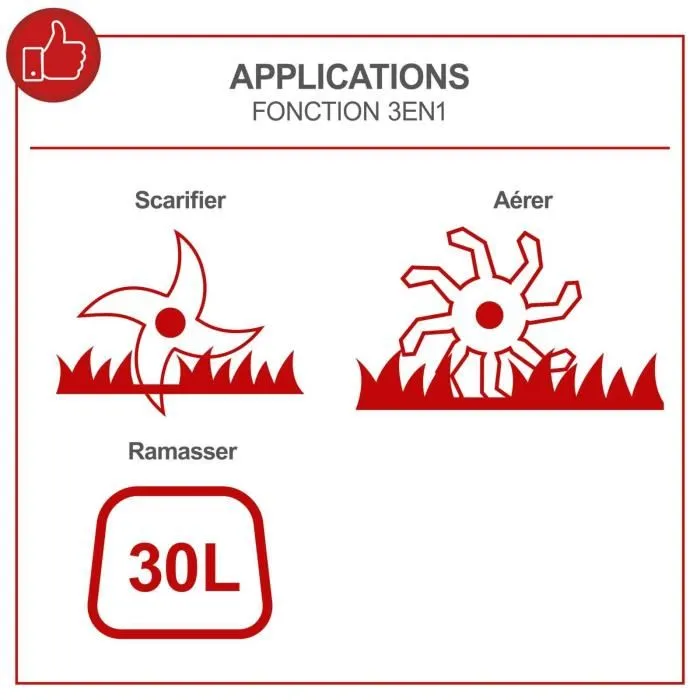 Scheppach Escarificador Eléctrico SC32 32 cm 1500 W 1