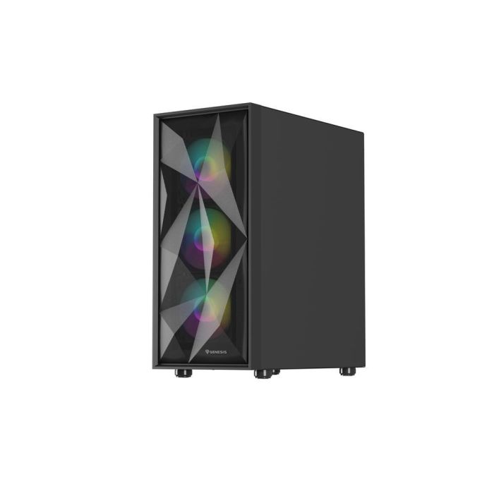 Genesis Diaxid 605 Caja Gaming Midi Tower, ATX/Micro-ATX/Mini-ITX, Cristal Templado, 4 Ventiladores ARGB, USB 3.0/3.1 Tipo-C 6
