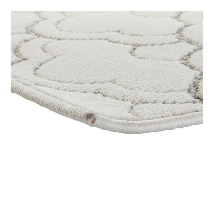 DKD Home Decor Alfombra Oriental Reveal de Poliéster Blanco Gris con Patrón de Nubes 240x60 cm, Alta Densidad 900 GSM 1 DKD Home Decor Alfombra Oriental Reveal de Poliéster Blanco Gris con Patrón de Nubes 240x60 cm, Alta Densidad 900 GSM 1