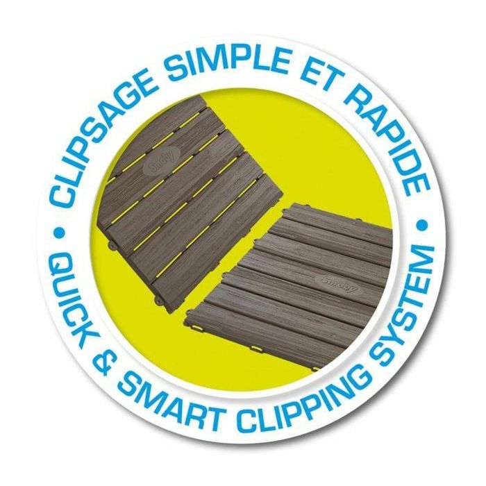 Smoby AAAAN68032 Set 6 Baldosas Suelo Casa 45x45cm Imitación Madera Texturada Plástico Reciclado 0 Smoby AAAAN68032 Set 6 Baldosas Suelo Casa 45x45cm Imitación Madera Texturada Plástico Reciclado 0