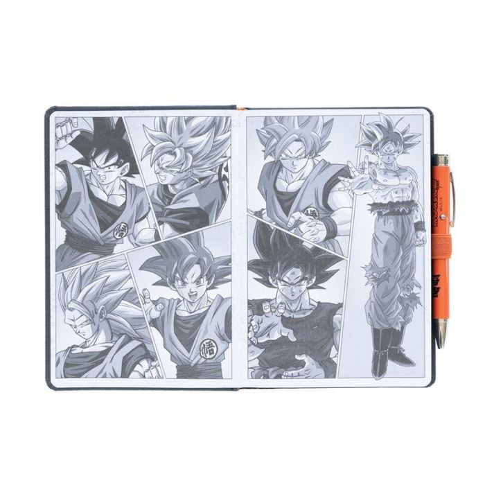 Cuaderno A5 premium + boligrafo proyector Dragon Ball Super 2 Cuaderno A5 premium + boligrafo proyector Dragon Ball Super 2