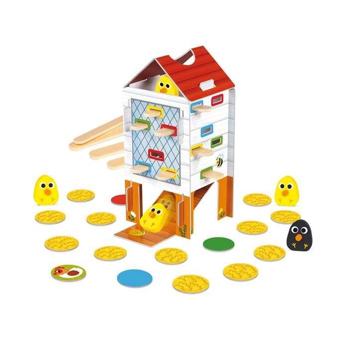 Goula Happy Chickens: Juego de Habilidad de Madera para Niños de 3 a 5 años, Encuentra los Pollitos Retirando Palos, Hasta 4 Jugadores 22