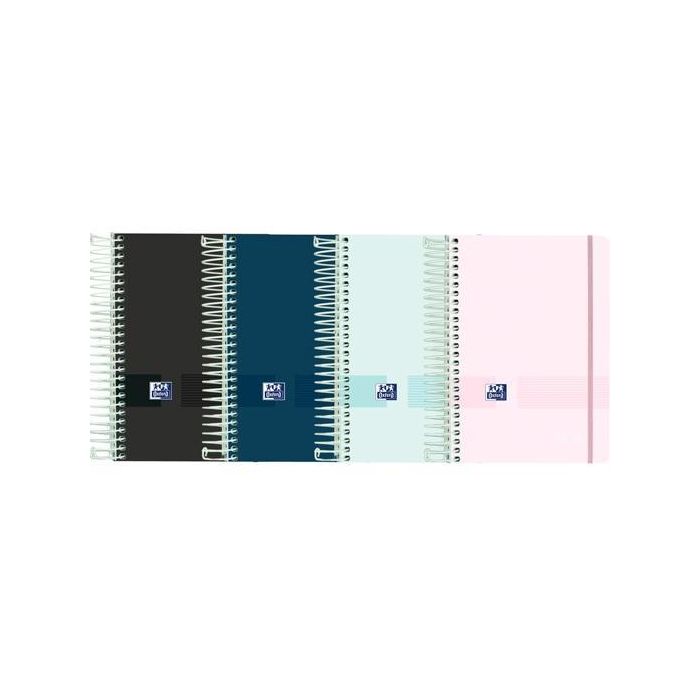 Oxford Agenda Escolar Live&Go Espiral 8º Dp T-Plástico C-Surtidos 2025-2026, OptikPaper®, SCRIBZEE, QuickNotes®