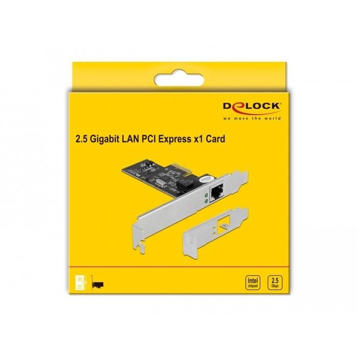 DeLOCK Tarjeta de Red PCI Express x1 a 2.5 Gigabit LAN RJ45 para PC Compatible con Windows y Linux Kernel 5.8 3 DeLOCK Tarjeta de Red PCI Express x1 a 2.5 Gigabit LAN RJ45 para PC Compatible con Windows y Linux Kernel 5.8 3