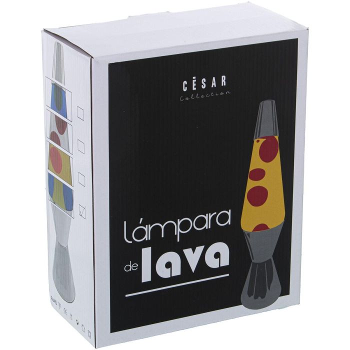 Lámpara de Lava Alexandra House Living Amarillo Rosa Metal 9 x 37 x 9 cm 3 Lámpara de Lava Alexandra House Living Amarillo Rosa Metal 9 x 37 x 9 cm 3