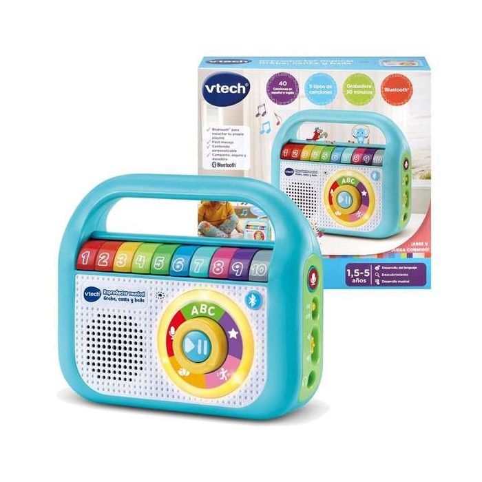Reproductor Musical Graba, Canta Y Baila 80-615522 V-Tech 2 Reproductor Musical Graba, Canta Y Baila 80-615522 V-Tech 2