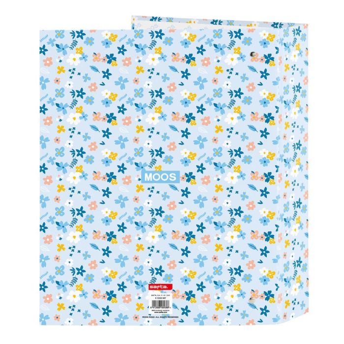 Carpeta de anillas Moos Lovely Azul A4 27 x 33 x 6 cm 1 Carpeta de anillas Moos Lovely Azul A4 27 x 33 x 6 cm 1