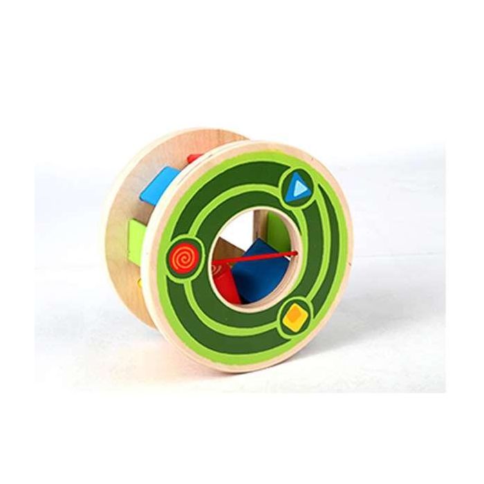 Hape Arrastre Caracol Encajable de Madera 30,10x18,6x11,20 cm 6