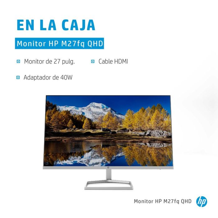 Monitor HP M27fq 27" LED IPS Flicker free 75 Hz 50-60 Hz 19 Monitor HP M27fq 27" LED IPS Flicker free 75 Hz 50-60 Hz 19