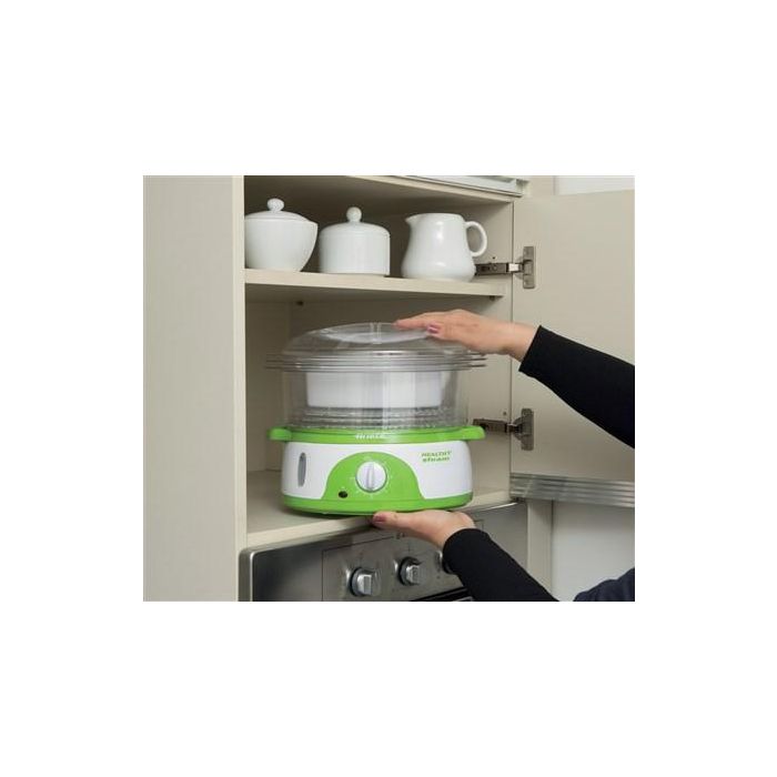 Ariete Cocedor a Vapor de 3 Pisos para Pescado, Arroz, Carne y Verduras 6 Ariete Cocedor a Vapor de 3 Pisos para Pescado, Arroz, Carne y Verduras 6