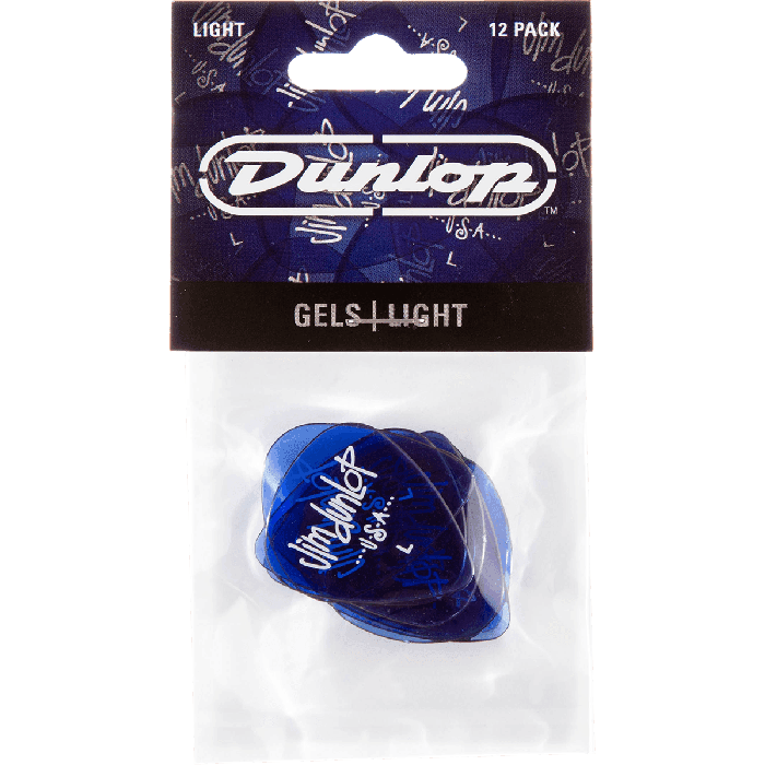 DUNLOP Pack 12 Púas Gels Light