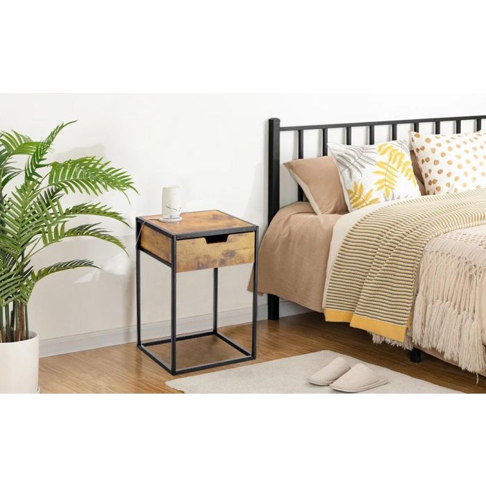 Mesita Auxiliar con Cajón 40x30x68 cm - Confortime (2 Unidades) 3 Mesita Auxiliar con Cajón 40x30x68 cm - Confortime (2 Unidades) 3