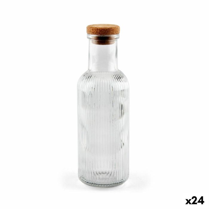Botella de Cristal La Mediterránea Vidrio 1 L (24 Unidades) Botella de Cristal La Mediterránea Vidrio 1 L (24 Unidades)