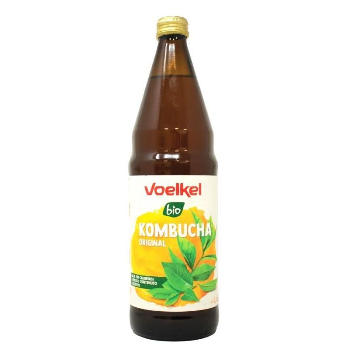 VOELKEL Kombucha Original Bio 750ml | Bebida de Té Fermentado Refrescante Ecológico
