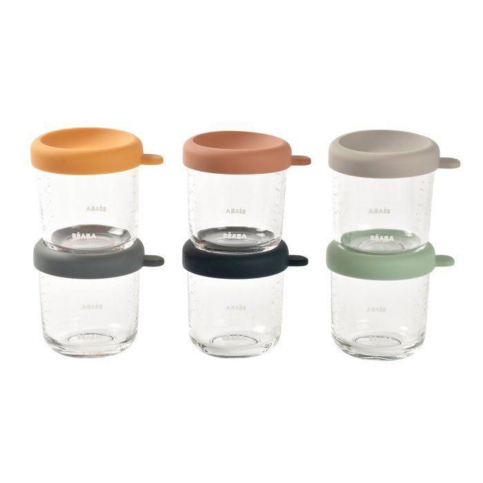 Beaba BEA1699584766863 Caja de 6 porciones de vidrio Sunrise de 250 ml
