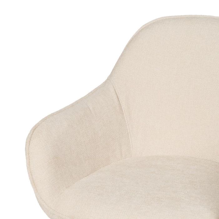 Silla Blanco Tejido-Metal Contract 61 X 59,50 X 83 cm