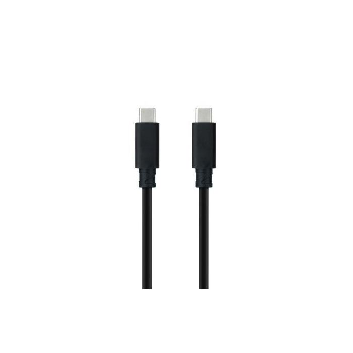 Cable USB-C NANOCABLE 10.01.4100 Negro 50 cm (1 unidad) 0 Cable USB-C NANOCABLE 10.01.4100 Negro 50 cm (1 unidad) 0