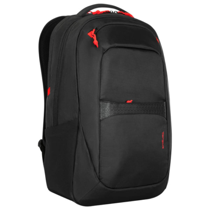 Targus Mochila para portátil Strike II de 17.3 pulgadas Negra con compartimentos para tableta, teclado y auriculares