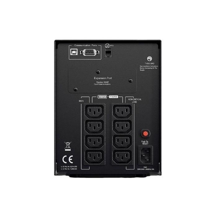 CyberPower PR1500ELCD SAI Línea Interactiva 1500VA/1350W Onda Senoidal Pura para Servidores y Estaciones de Trabajo - 8 Salidas Torre con AVR 3 CyberPower PR1500ELCD SAI Línea Interactiva 1500VA/1350W Onda Senoidal Pura para Servidores y Estaciones de Trabajo - 8 Salidas Torre con AVR 3