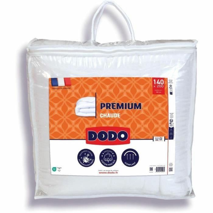 Dodo DOD3307419700987 Edredón Cálido Premium 220x240 cm 250 g/m² Blanco