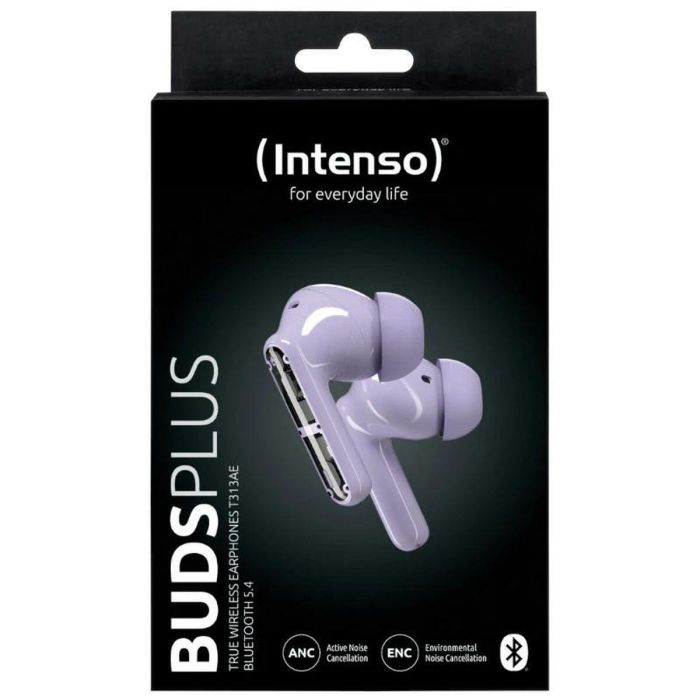 Auriculares con Micrófono INTENSO Buds Plus Púrpura 1