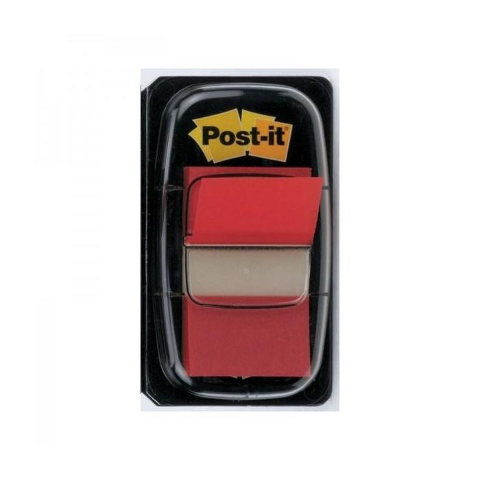 Post-It Index 680 Dispensador 1x50 Hojas, Rojo