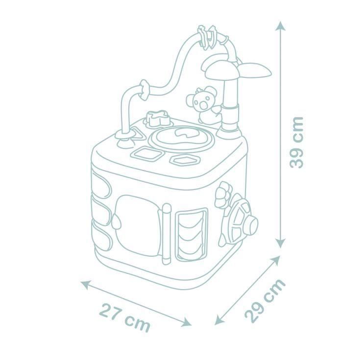 Smoby SMOB140306 Cubo Explorador Pequeño 5